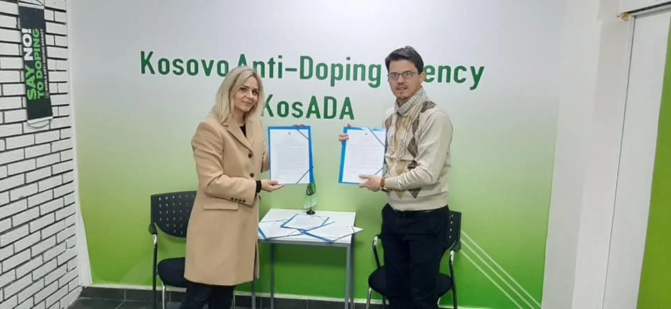 FSUNK nënshkruan memorandum bashkëpunimi me Agjensionin për Anti - Doping për Kosovë